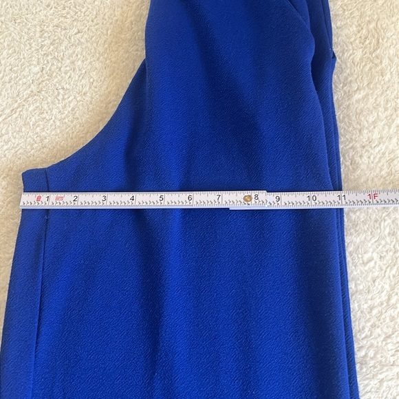 Reiss Raffi Off-the-Shoulder Wide-Leg Jumpsuit Royal Blue Size 8 - Picture 7 of 14